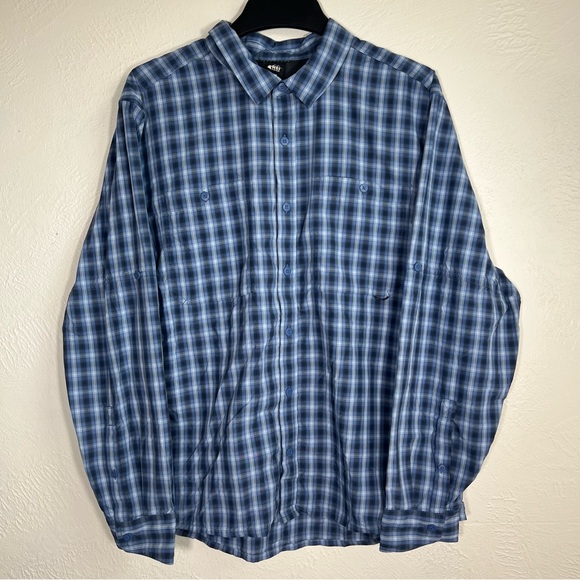REI Other - REI‎ Coop Mens Shirt XL Lightweight Vented Plaid Pockets Vented Outdoor Hiking